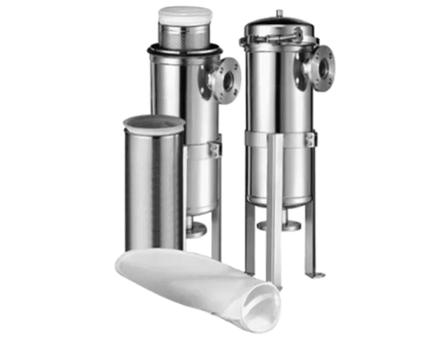 Low-pressure filter bag machine